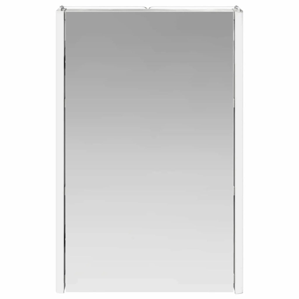 Mobiletto per specchio da bagno Grigio cemento 889218