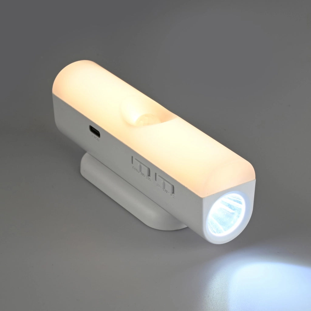 Lampada notte ricaricabile PIR LED 2W bianca Videx