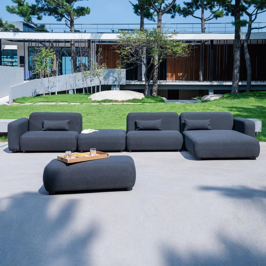 Divano da giardino chaiselongue modulo sx - PETRA