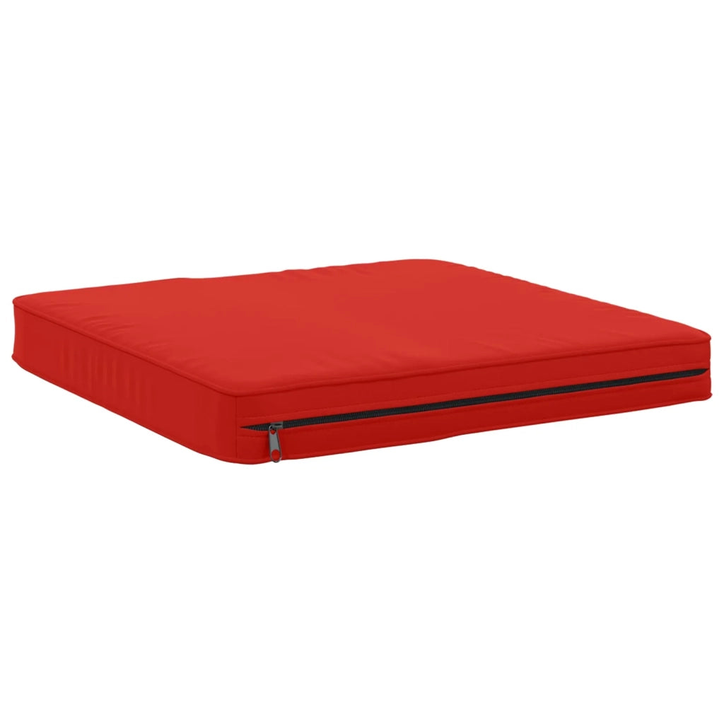 Cuscini per Sedia in 4 Pezzi VUGHT 4 pcs 100% Poliestere Rosso 946292