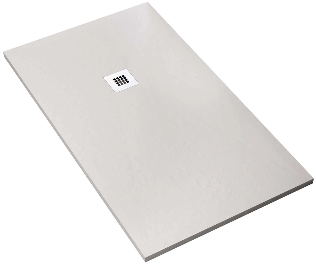 Piatto Doccia 100x190 cm in Pietra Bonussi Everest Bianco
