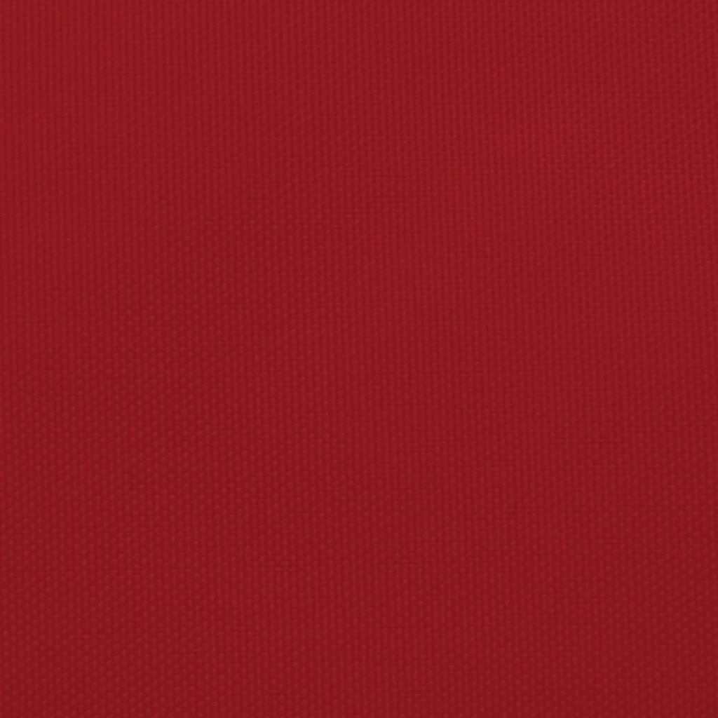 Parasole a vela | Telo Ombra | Vela da ombra Oxford Triangolare 4x5x5 m Rosso
