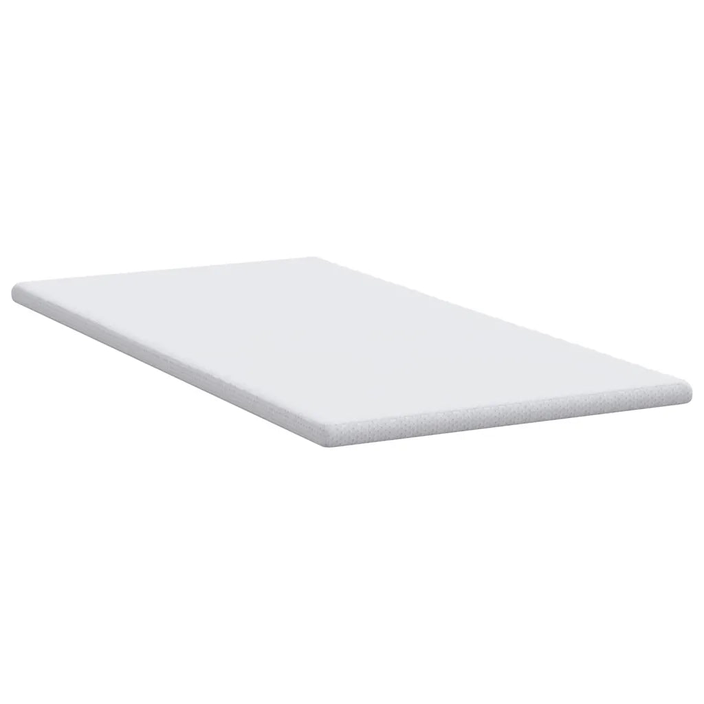 Topper per materasso Bianco 90 x 190 cm Tessuto Jacquard 4106178