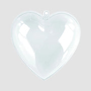 Cuore plastica div. 6 cm.