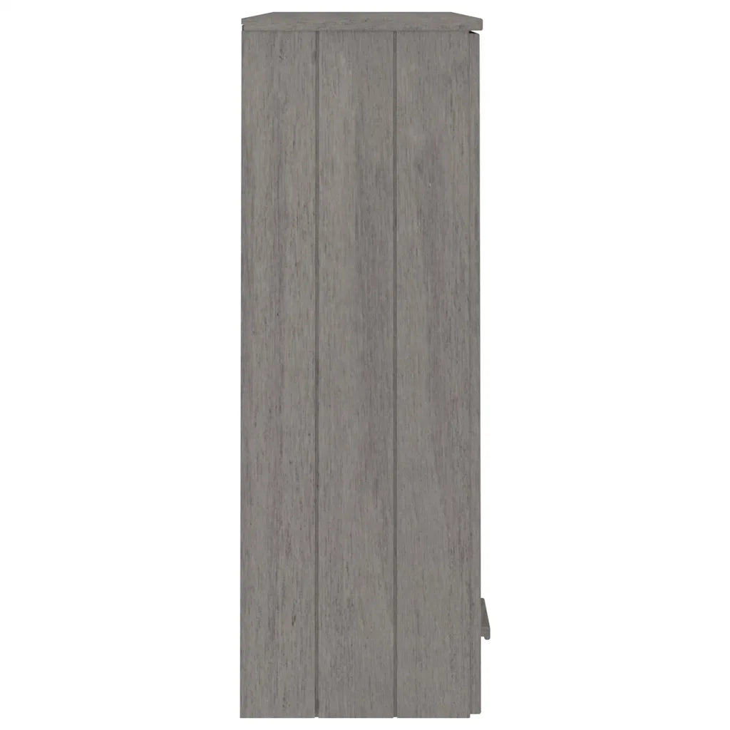 Scaffale per Credenza Grigio Chiaro 85x35x100 cm Legno di Pino