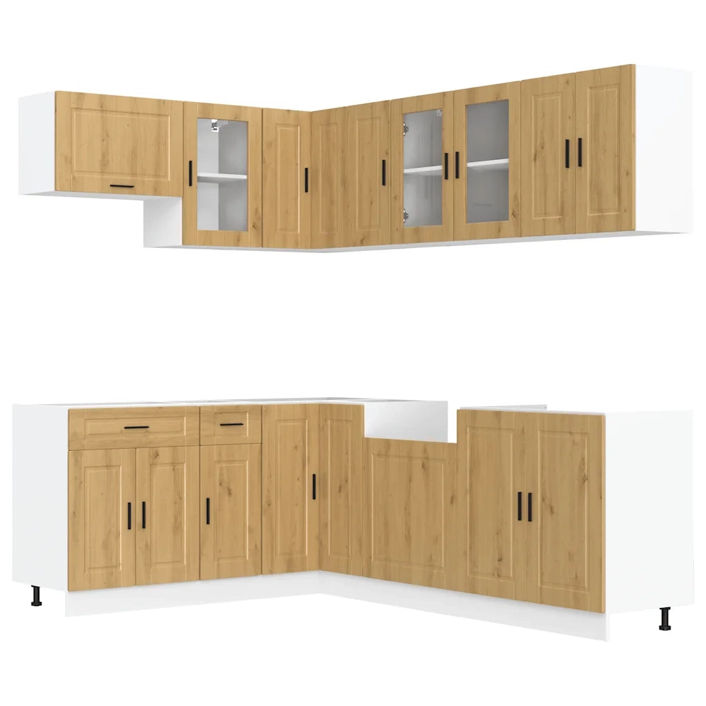Set Mobili da Cucina 11 pz Porto Rovere Artigianale Truciolato 3314910