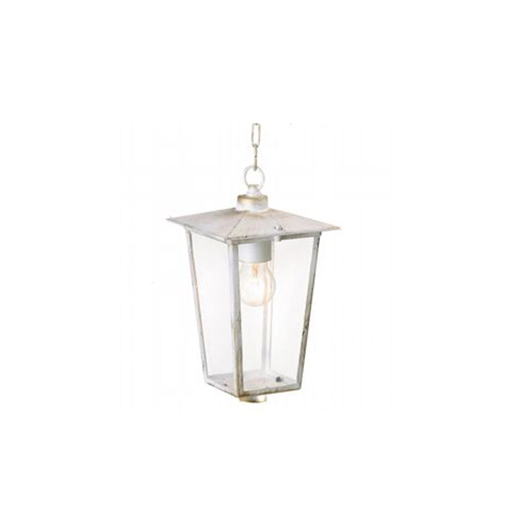 Sospensione Contemporanea Ribot Alluminio Bianco E Oro 1 Luce E27