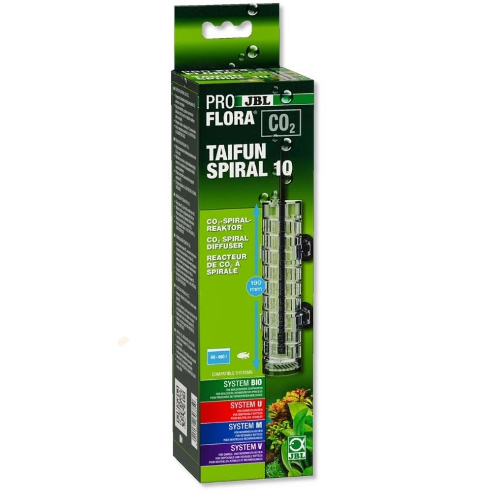 JBL CO2 Proflora Taifun Spiral 10 - Diffusore di CO2 per Acquari Fino a 400 Litri