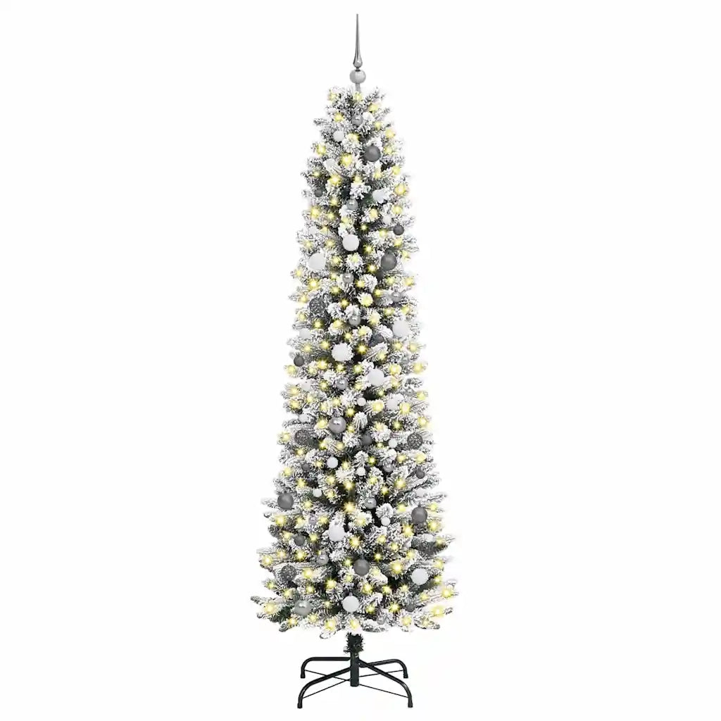 Albero di Natale artificiale con 300 LED Bianco 240 cm 3396128