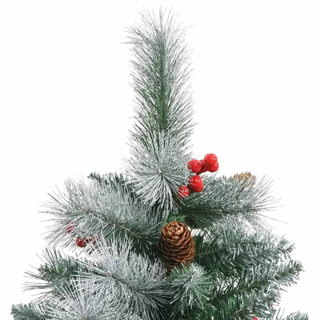 Albero di Natale artificiale Verde e bianco 240 cm 3395199