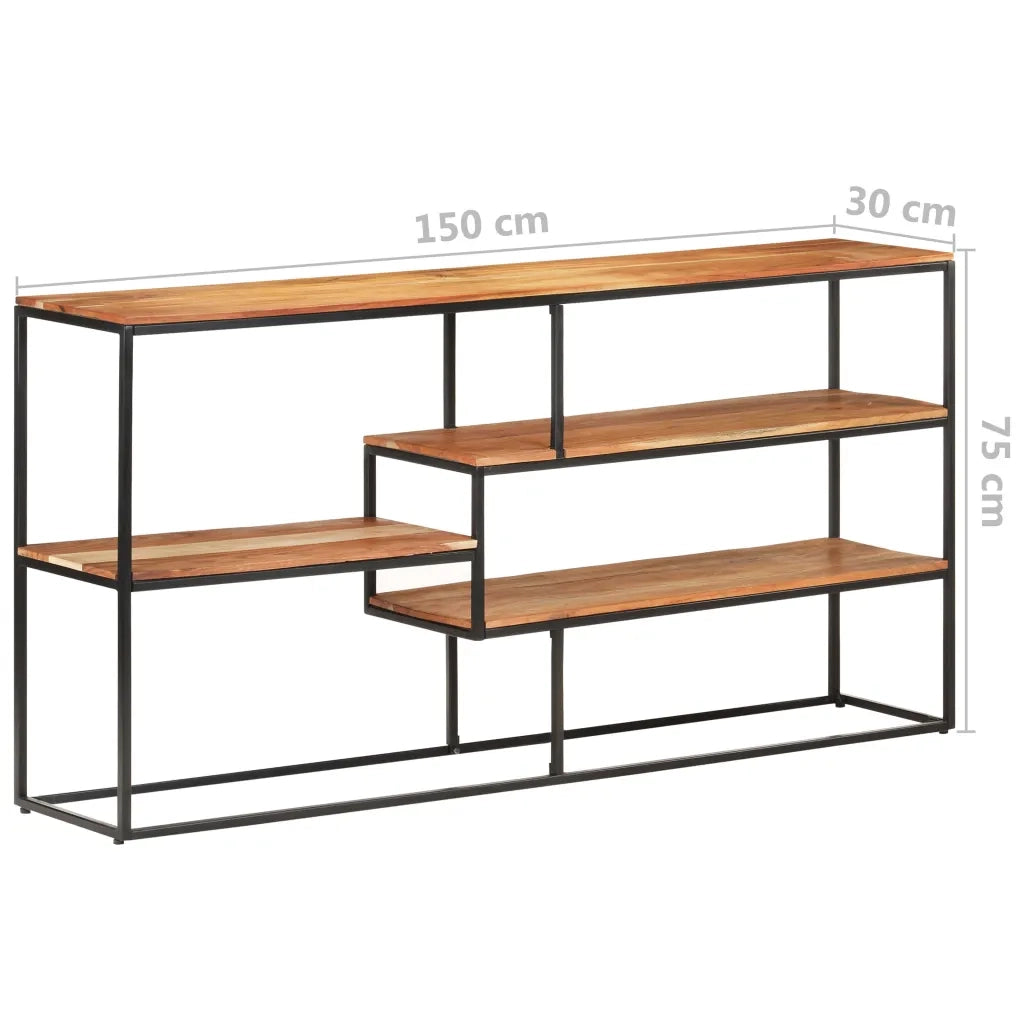 Credenza 150x30x75 cm in Legno Massello di Acacia 321619