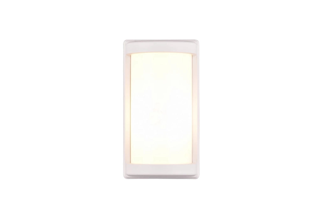 Applique esterna PUELO bianca E27 IP44 in alluminio RL