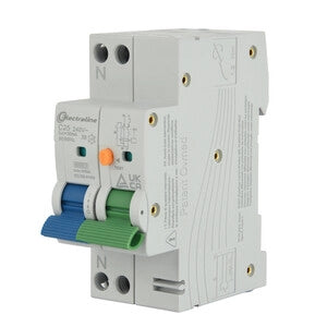 INTERRUTTORE DIFFER.MAGNETOTERMICO 25A 30MA A-C- 2,0 pz