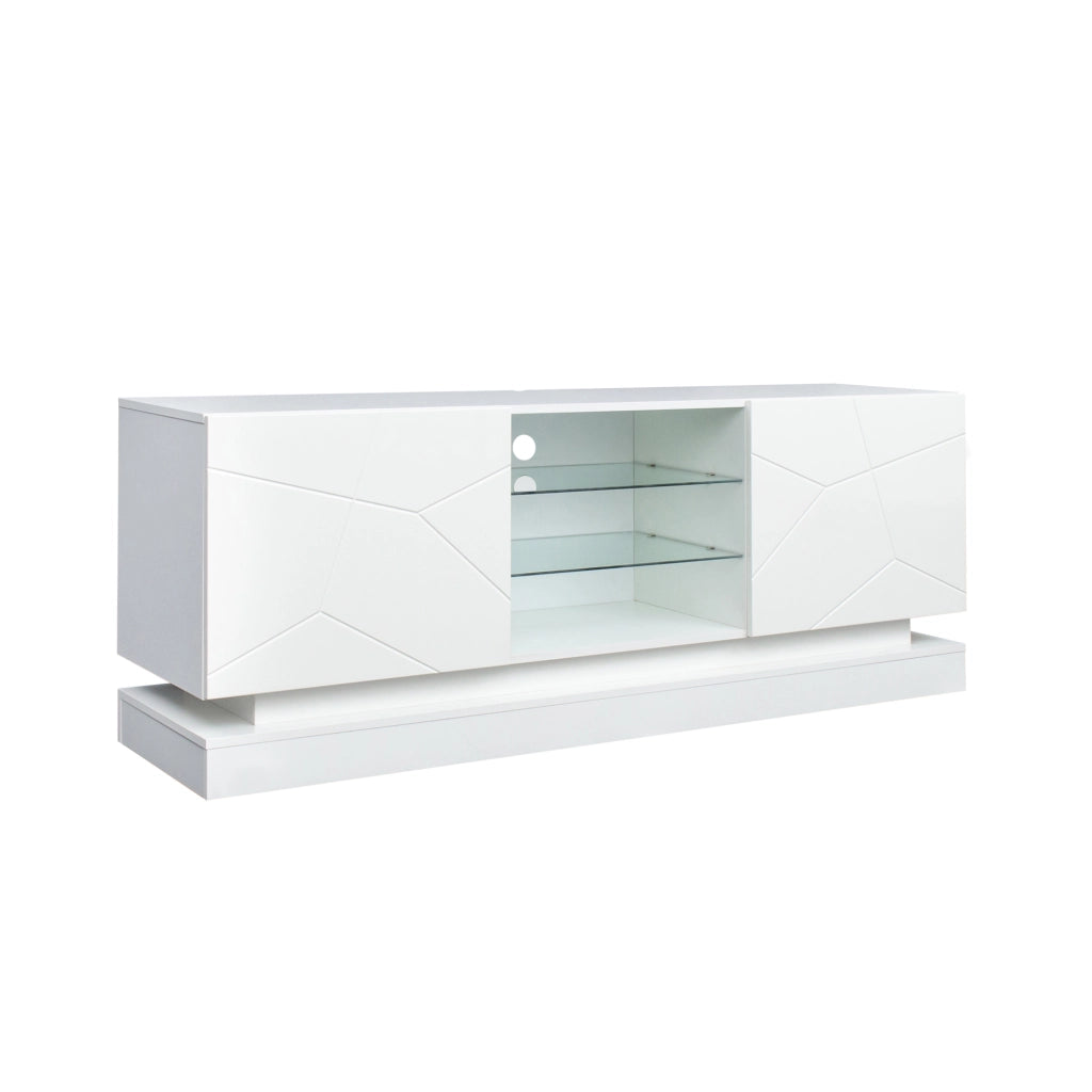 Mobile TV bianco opaco 160 cm