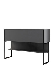 Cassettiera "Luxe" in legno - 120 x 30 x 80 cm - NeroAntracite