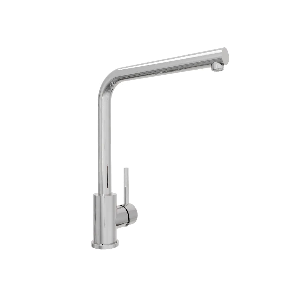 Miscelatore lavello cucina orientabile in acciaio inox cromato | Zenzero