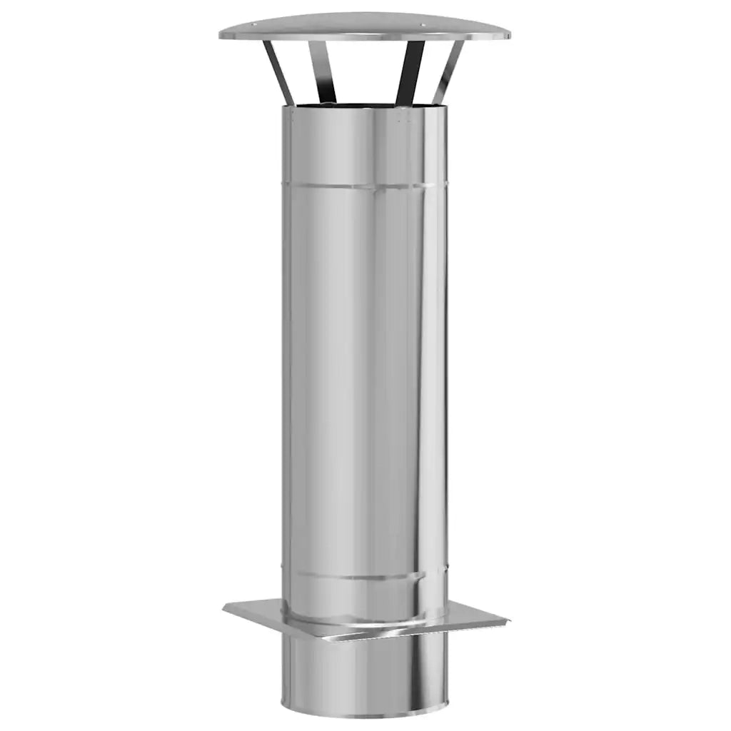 Estensione Camino Argento 35 x 35 x 82 cm Acciaio inossidabile 42008450