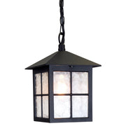 Lampada sospesa esterna Winchester Elstead nera E27 1L