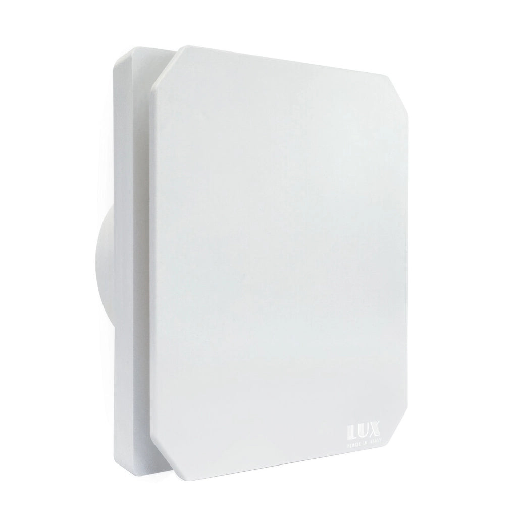 Aspiratore Elettrico da Parete 15W Diam. 98 mm con Timer 5-30 Minuti e Chiusura Automatica IPX4 LUX317