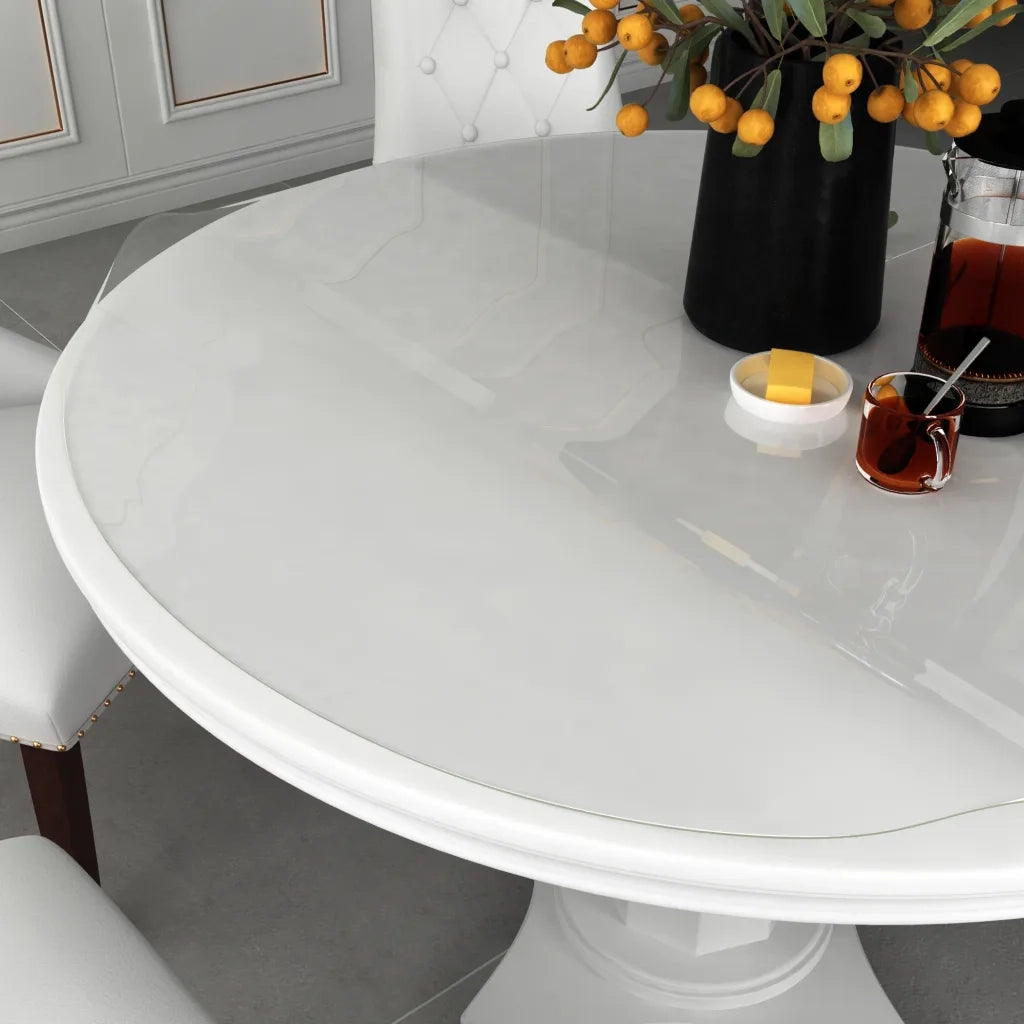 Protezione Tavolo Trasparente Ø 90 cm 1,6 mm in PVC 288249