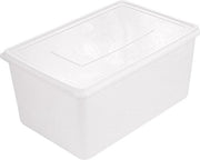 Contenitore di conservazione alimentare - Coperchio scorrevole - 30 x 20 x 15 cm - Bianco - Unità di misura