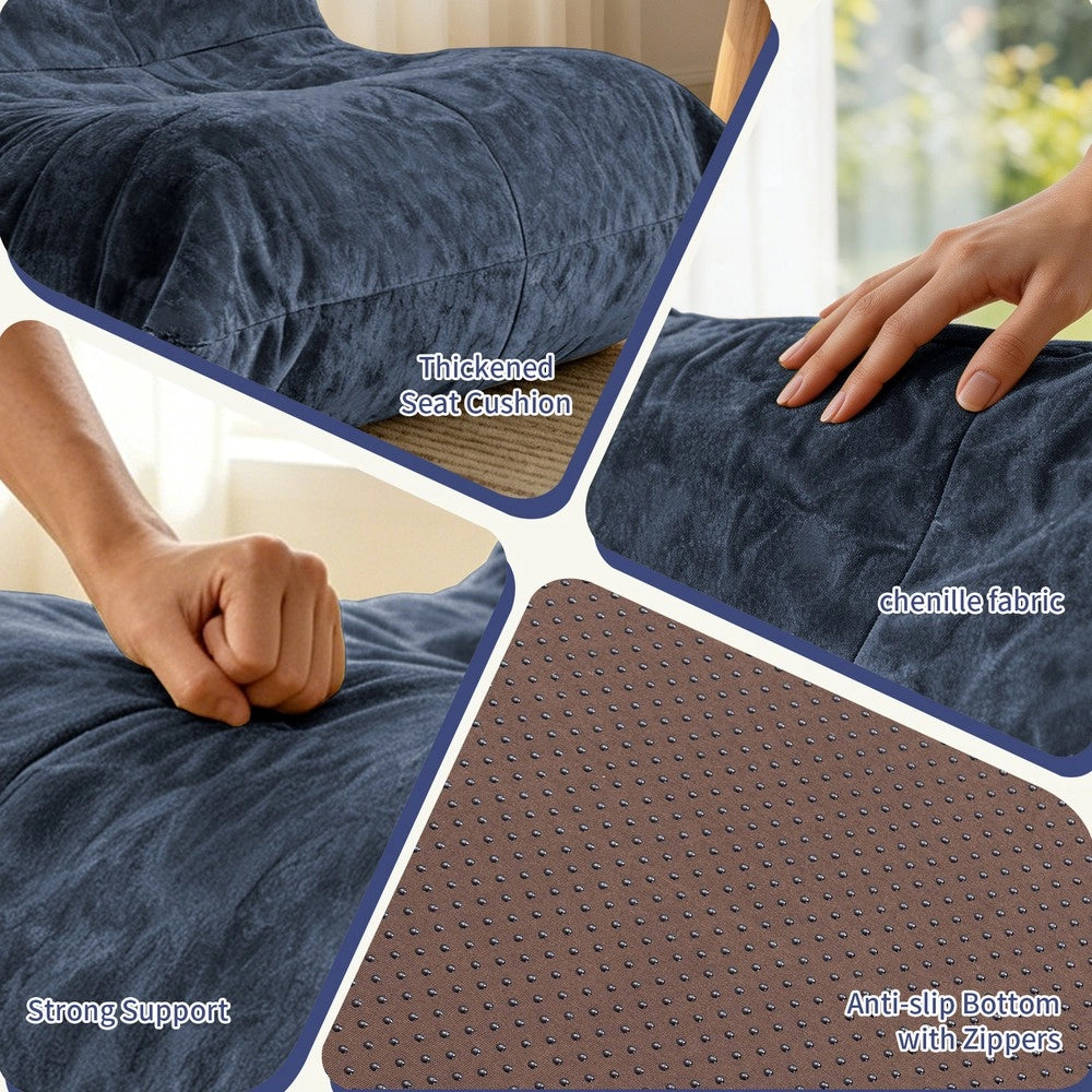 Divano Sdraio Relax ¨C Minimal ¨C Tessuto Bianco