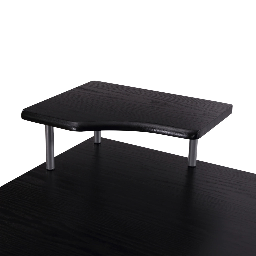 Scrivania per computer con cassetti ¨C Minimal ¨C 152x60x88 cm nero