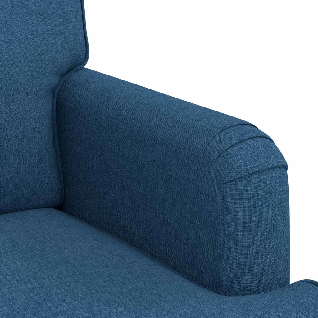 Set di divani 2 pcs Blu 162 x 80 x 85 cm Tessuto 3407566