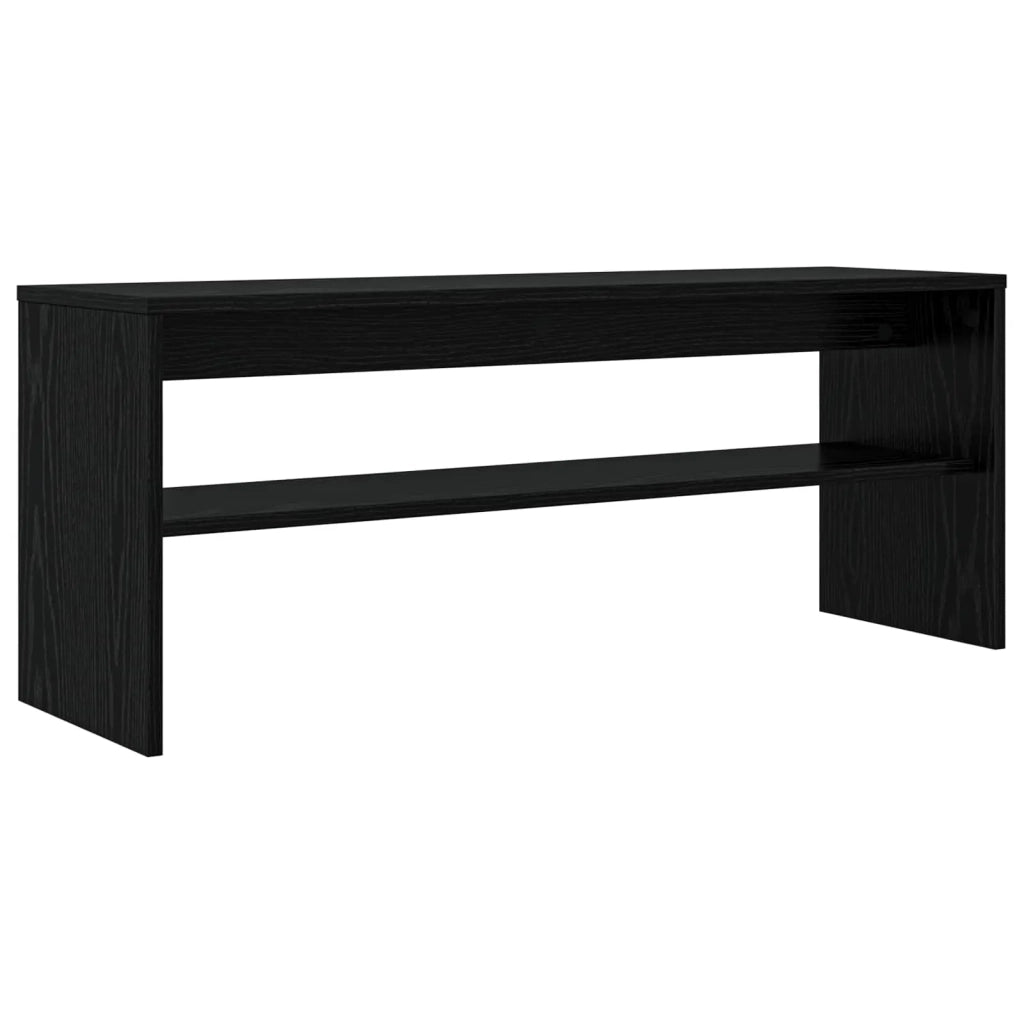 Mobile TV 100 x 30 x 40 cm Rovere Nero Legno ingegnerizzato 8000333