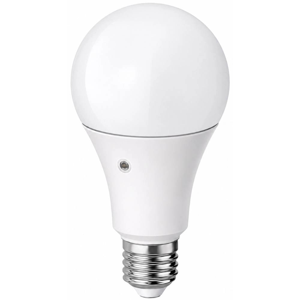 Lampadina led goccia e27 9w 4000k con sensore crepuscolare