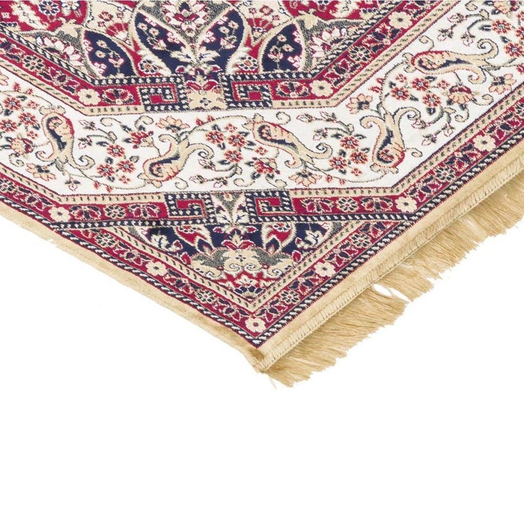 Tappeto RUBINE 317 Keshan ORO cm.140x190 disegno classico persiano stile orientale tradizionale. Tappeto salotto, soggiorno, camera da letto, ingresso, corridoio.
