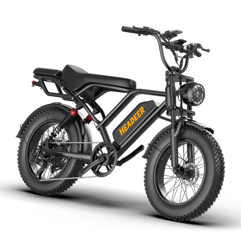 Fat bike elettrica pieghevole BK20 250W batteria 48V 20Ah 25 km/h autonomia 80 km pneumatici 20x4.0 sospensione freni a disco IPX4 150 kg