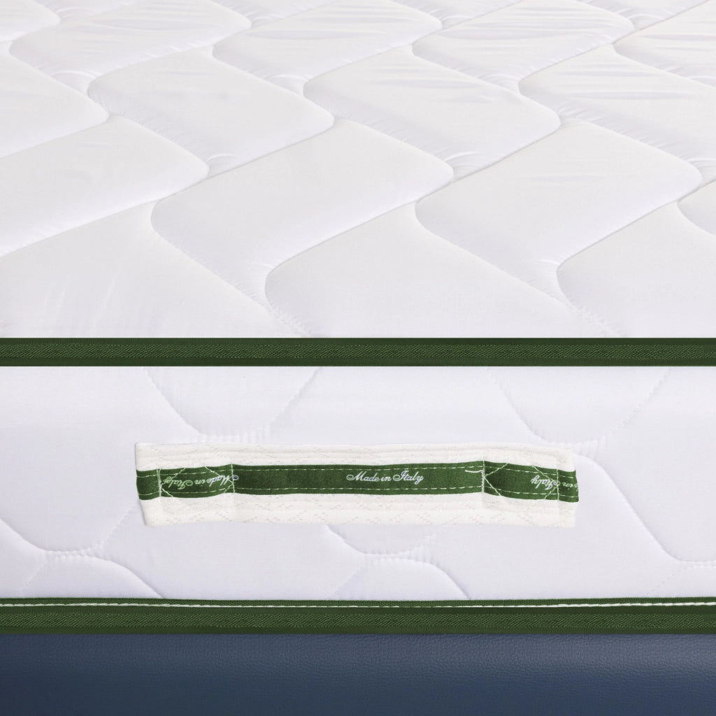 Materasso Memory foam singolo 95x190 cm, materasso DETRAIBILE anatomico, Interno semirigido ANALLERGICO in poliuretano e avvolgente memory, LISA H17cm, 