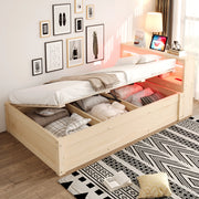 letto multifunzione mdf legno 90 x 200 cm