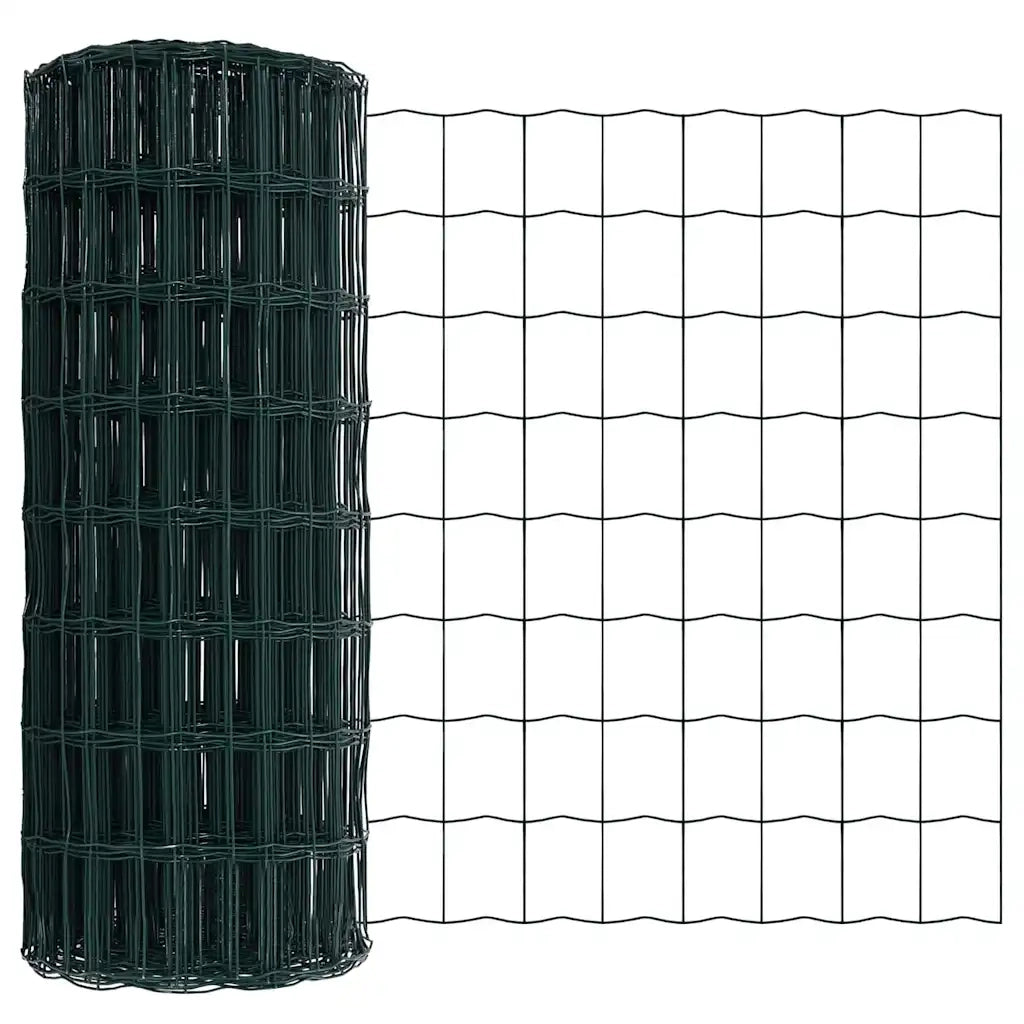 Recinzione da Giardino | Recinzione Euro Verde 0,6 x 50 m Ferro rivestito in PVC