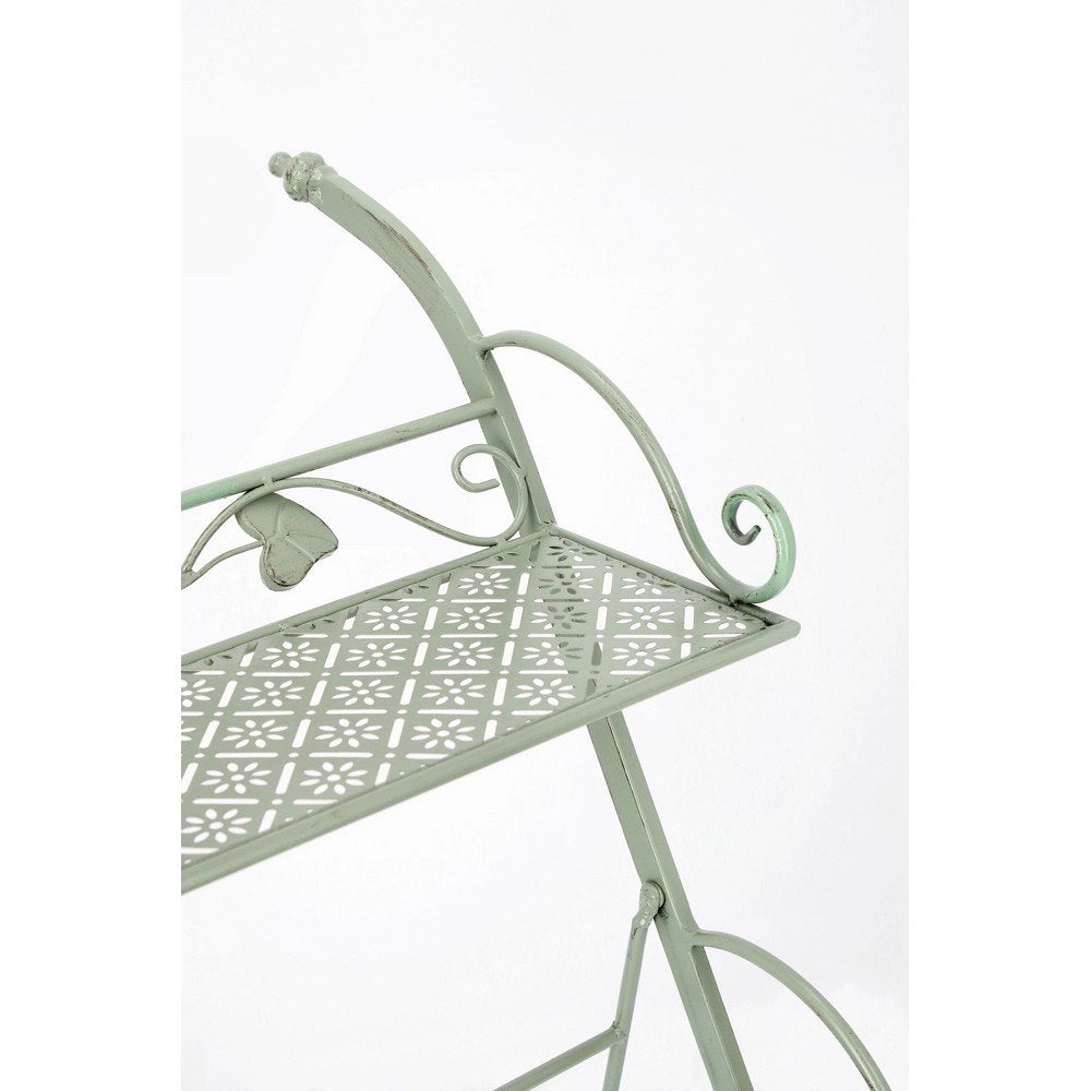 Set 4 Porta Fiori Metallo Verde Rustico da Esterno - GIANNA
