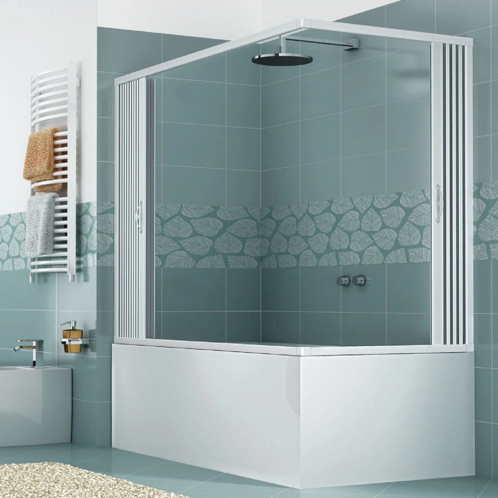 Box sopravasca Galassia 2 ante 70x170cm apertura angolare