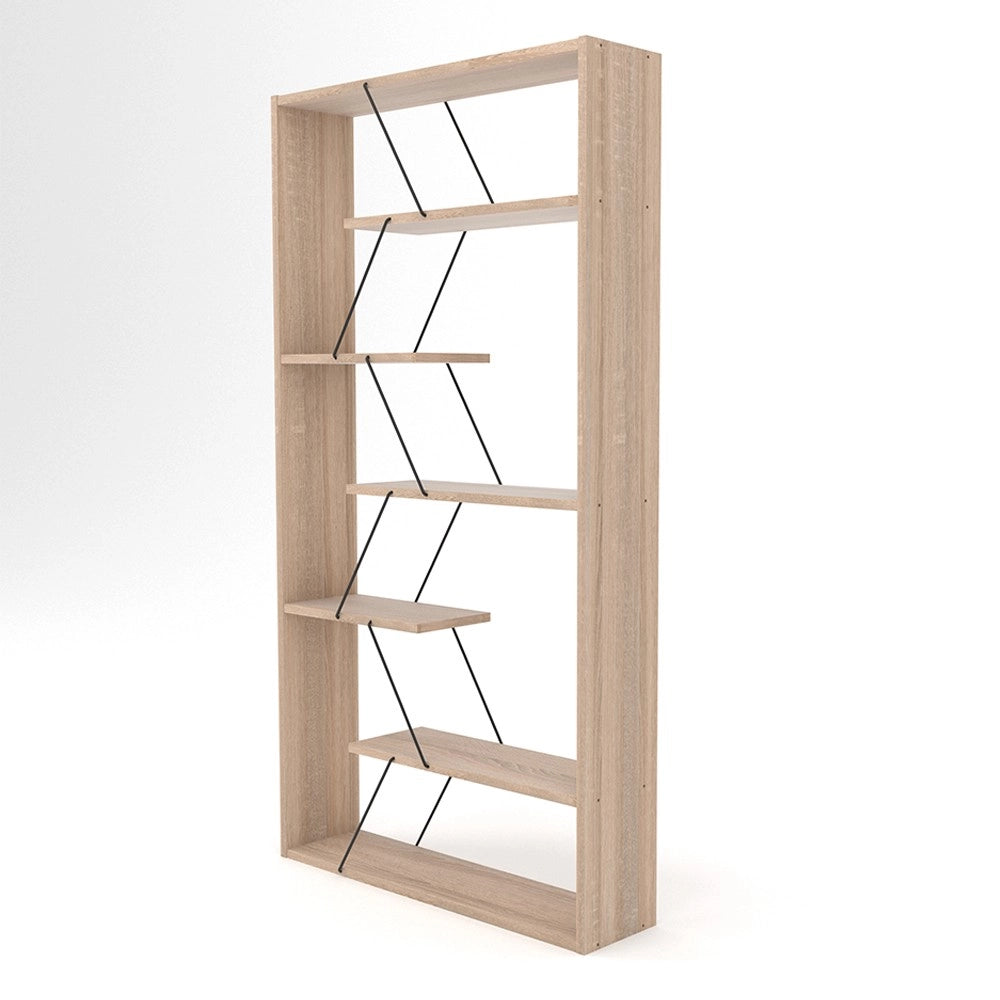 Libreria Tars rovere 84x24x157H