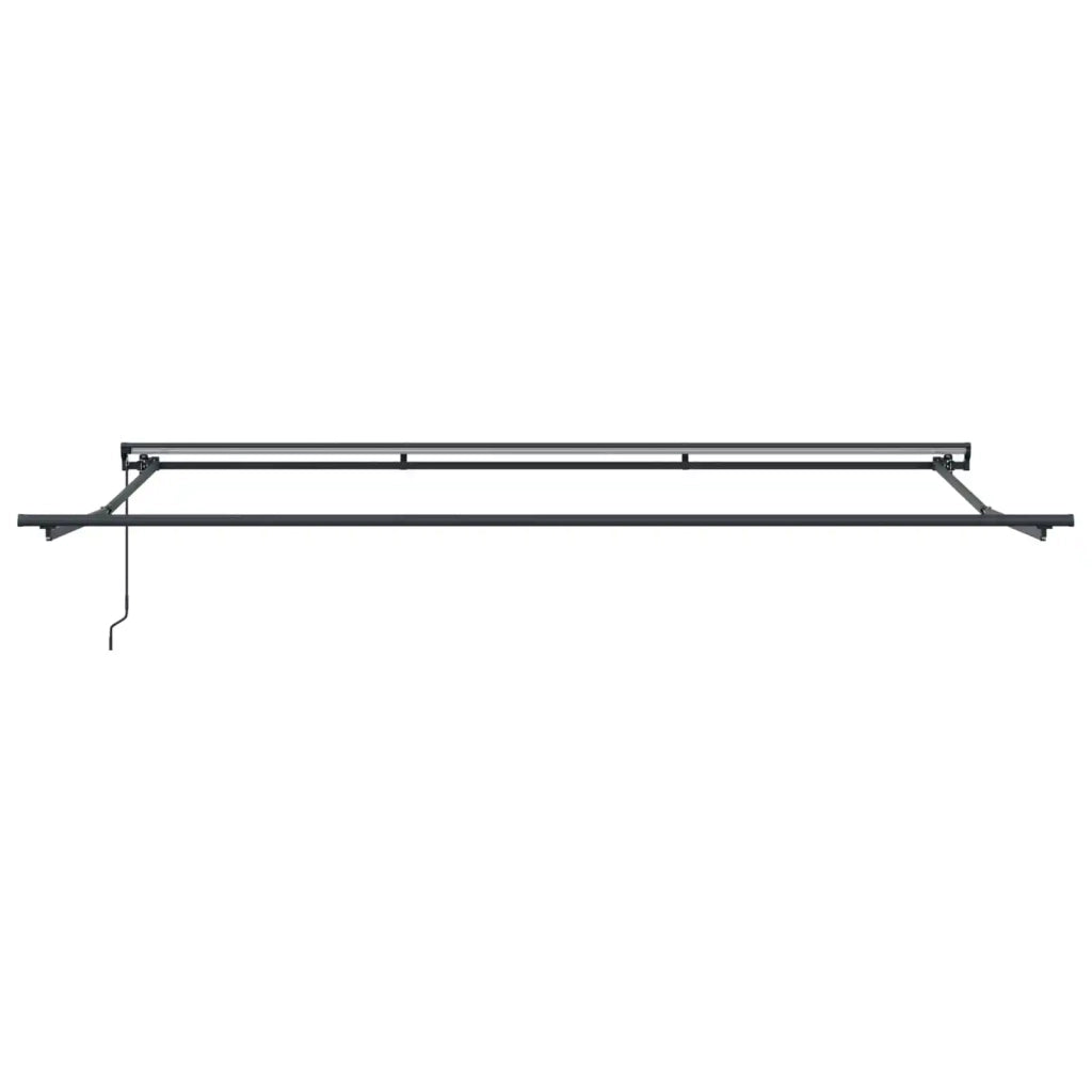 Tenda retrattile manuale Giallo, Grigio e Bianco 5 × 3,5 m 3420488