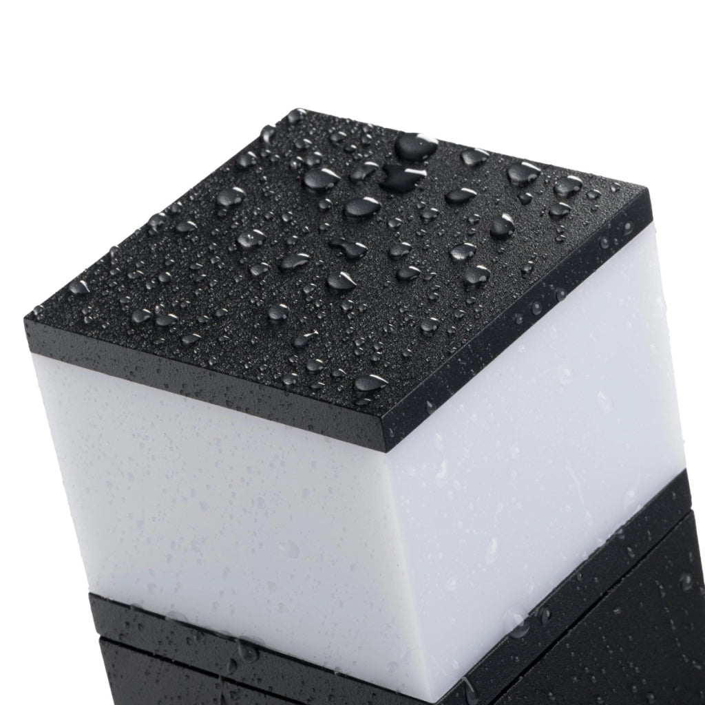 Paletto giardino 30cm nero quadrato G9 11W IP44 Kanlux