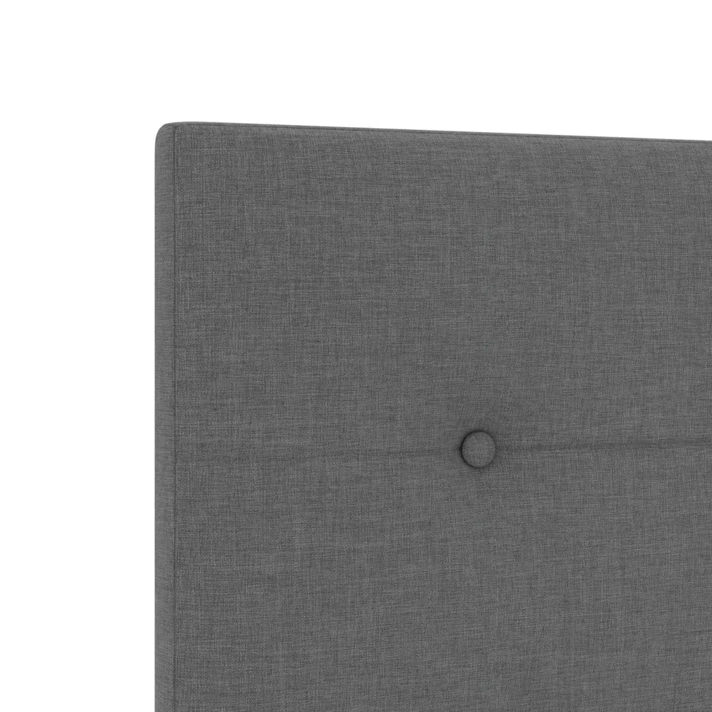 Letto box spring con materasso Grigio Scuro 140 x 200 cm 3454411