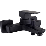 SERIE ELEGANT GRUPPO VASCA MONOCOMANDO NERO OPACO