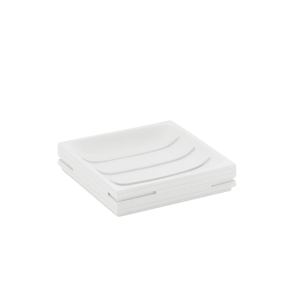 Porta Sapone Quadrotto Bianco Gedy - Gedy