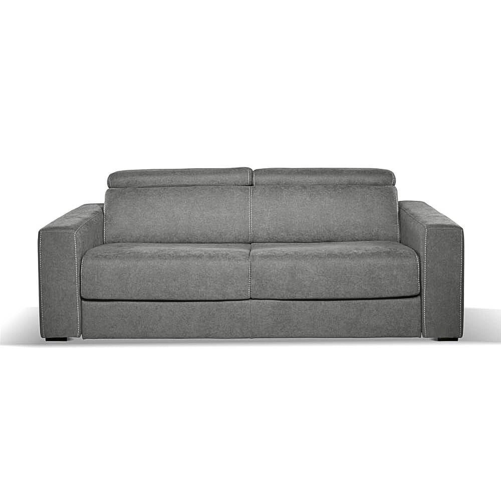 Divano letto 3 posti Crien tessuto Penelope22 grigio