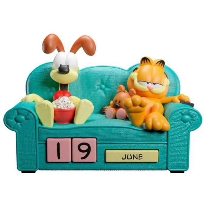 Grupo Erik CP3D21 Calendario Perpetuo 3D Garfield Resina Dipinto a mano