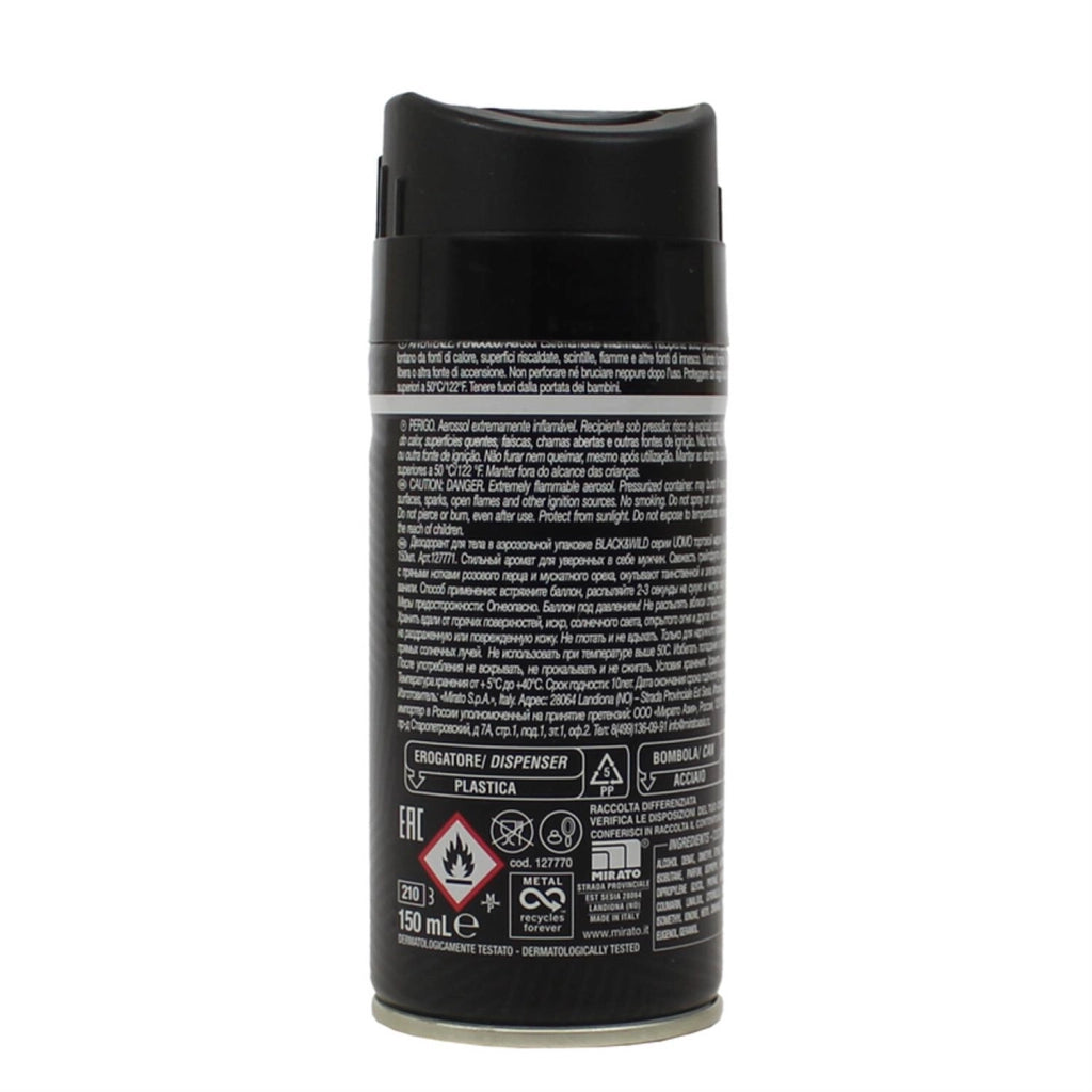 SET 3 PZ MALIZIA DEO UOMO 150ML WILD