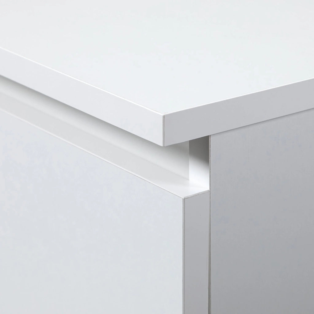 Cassettiera AKORD K140 Bianca 138 cm 6 cassetti 138x40x77 cm