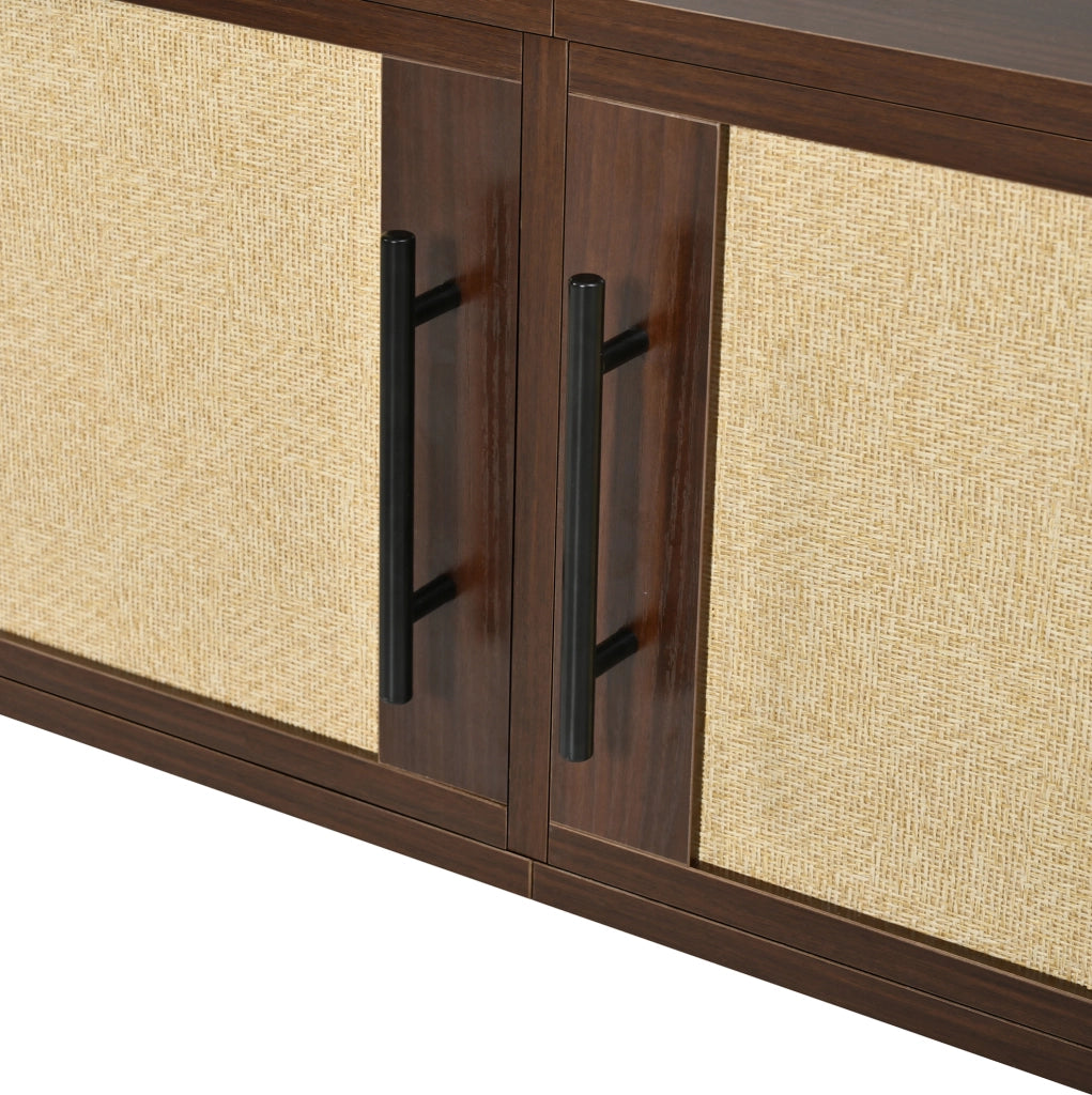 MOBILE TV 180x40x45 cm MDF Noce con 4 Ante