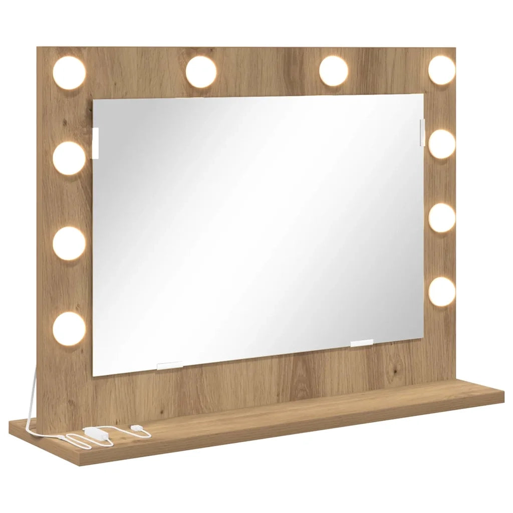 Specchio da Vanit¨¤ Rovere artigianale 60 x 45 x 18 cm