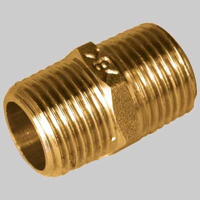 NIPLES LUNGO 7 FILETTI OTTONE GIALLO  3/4     MADE IN ITALY